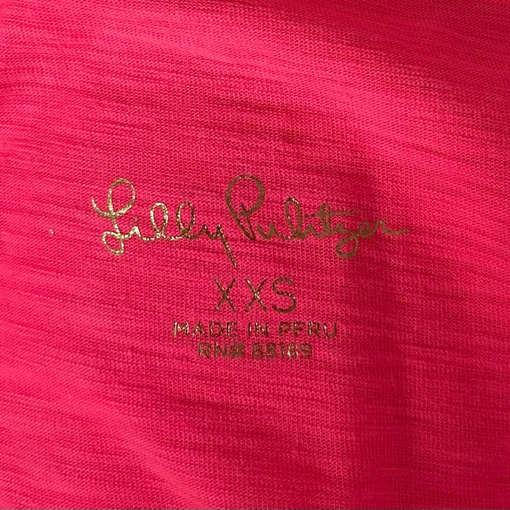 Lilly Pulitzer Bright Pink Tank Top - Picture 5 of 6